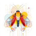 Geometric Butterfly Wall Art 003 | Home & Nursery Decor