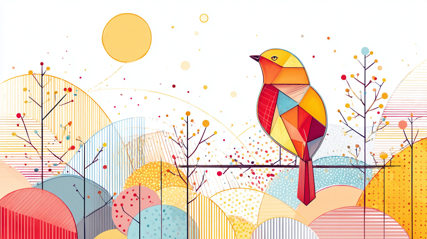 Eagle Geometric Wall Art 003 | Print or Framed