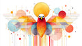 Eagle Geometric Wall Art 004 | Print or Framed