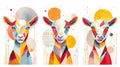 Goat Geometric Wall Art 004 | Print or Framed