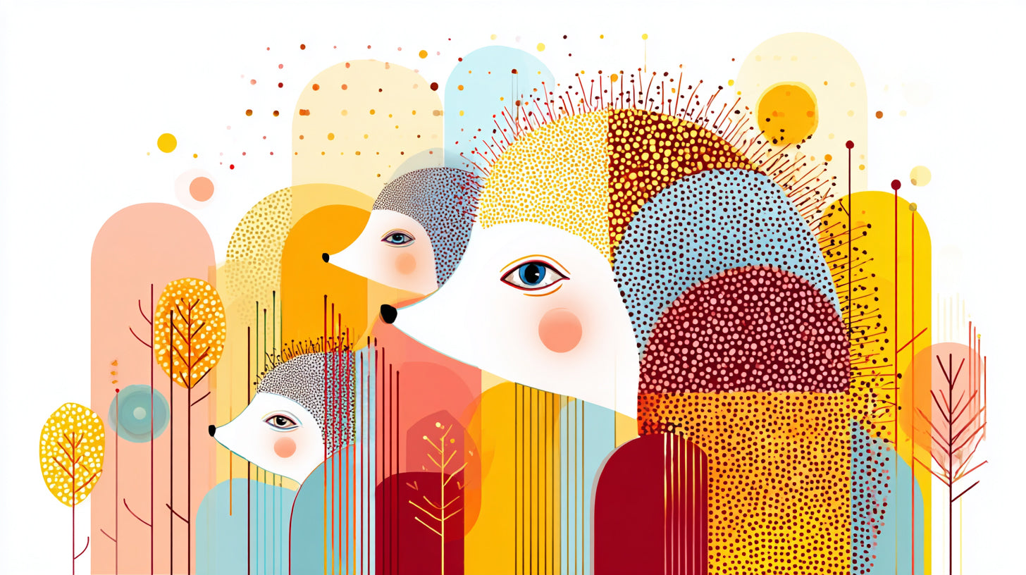 Geometric Hog Wall Art 002 | Home & Nursery Decor