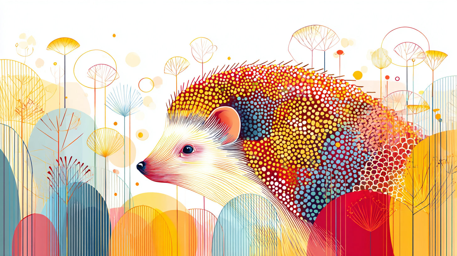 Geometric Hog Wall Art 004 | Home & Nursery Decor