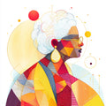 Geometric People Wall Art 018 | Home & Nursery Decor