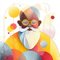Geometric People Wall Art 021 | Home & Nursery Decor