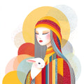 Geometric People Wall Art 024 | Home & Nursery Decor