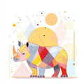 Geometric Rhino Wall Art 001 | Home & Nursery Decor